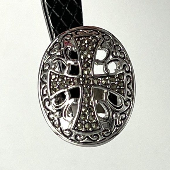 Knights Templar (Cross) Silver (RSC) Women's Ring - Size 7 - Picture 1 of 8